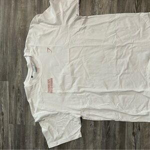 Gymshark White Short Sleeve Tee